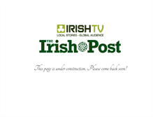 Tablet Screenshot of irishtv.ie